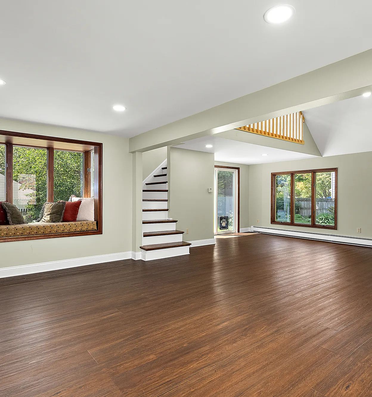Inside the property
