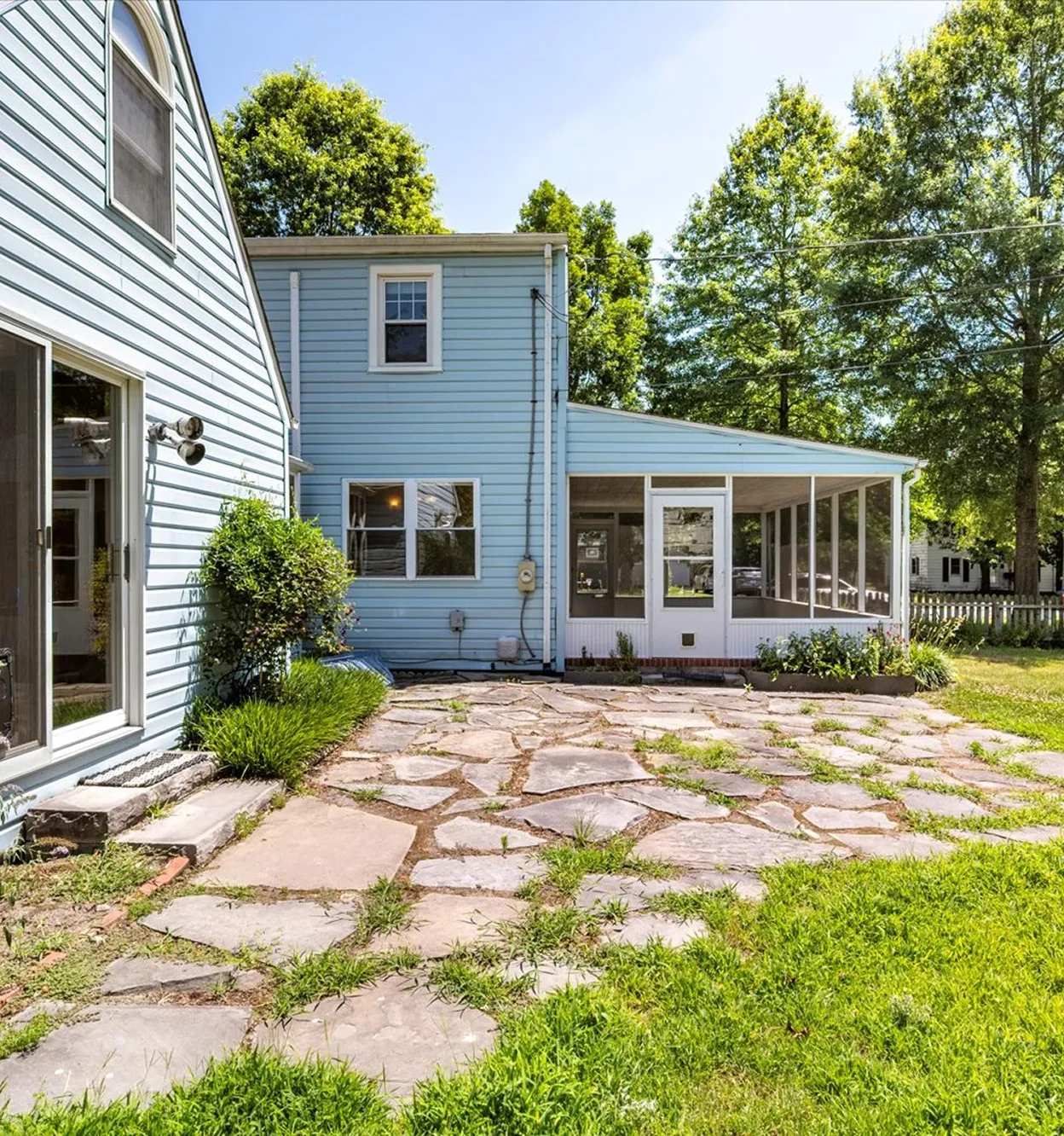 Outside the property