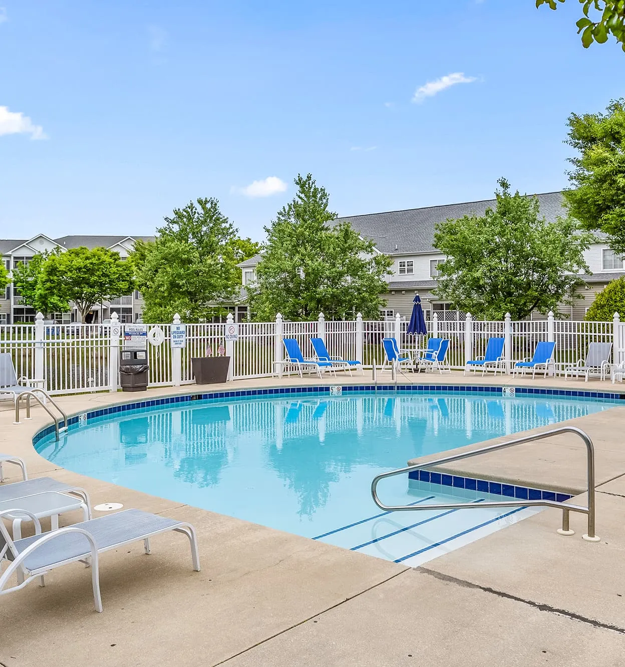 Outside the property