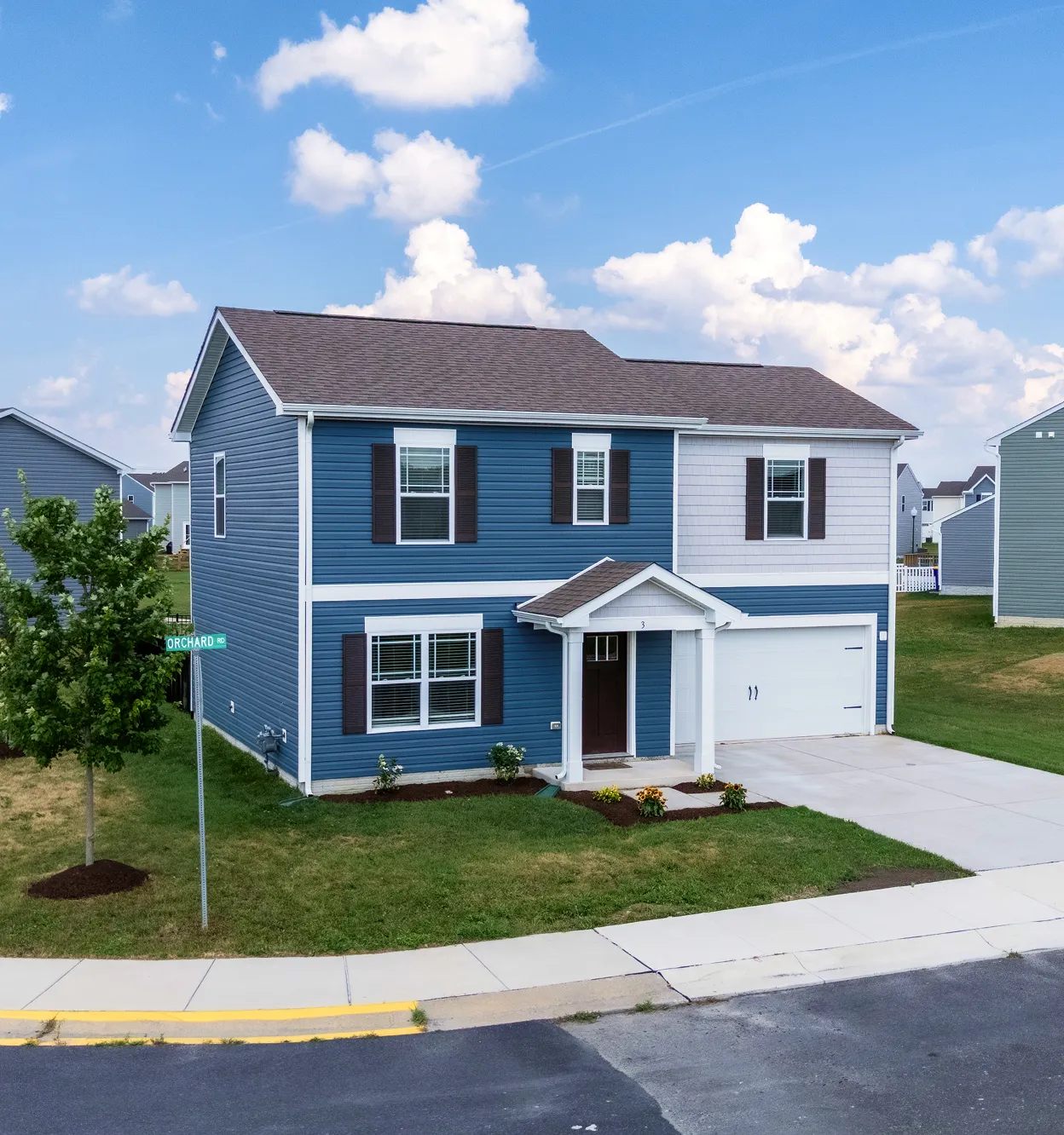 Outside the property